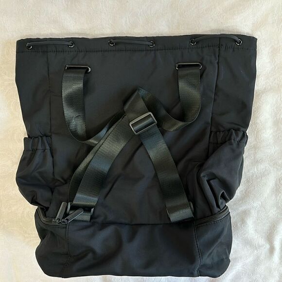 Beyond Yoga Black Convertible Backpack Bag main image 11